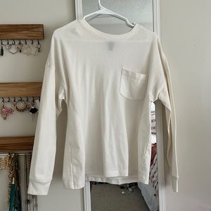 ⚪️wild fable white thermal long sleeve shirt⚪️